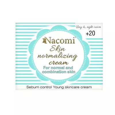 Nacomi Normalizujący Krem na dzień 20+