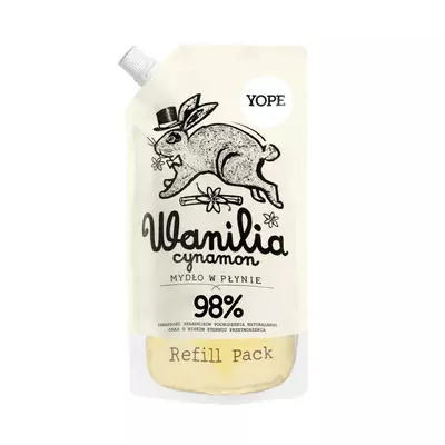 Yope Refill Pack Saszetka - Mydło do Rąk Wanilia Cynamon 500ml