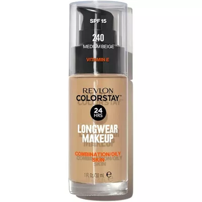 Revlon ColorStay Podkład Cera Tłusta i Mieszana 240 Medium Beige z pompką