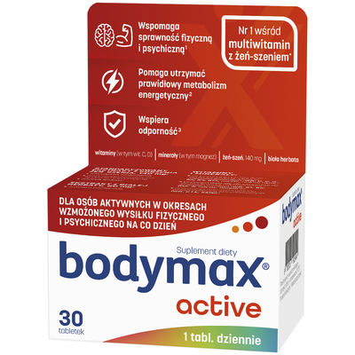 Bodymax Active Suplement Diety 30 Tabletek