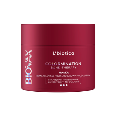 Biovax Colormination Bond-Therapy Odbudowująca Maska Wydłużająca Trwałość Koloru 200ml