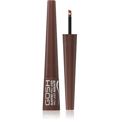 GOSH Slanted Pro Liner Eyeliner w Kałamarzu 003 Matt Brown