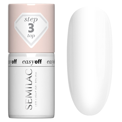 Semilac Easy Off Step 3 Top Coat do Lakierów do Paznokci Led Light