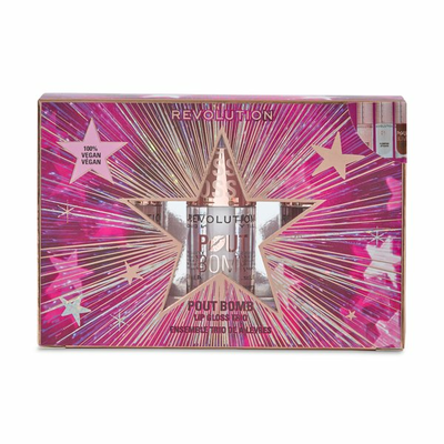 Makeup Revolution Zestaw Błyszczyków do Ust Pout Bomb