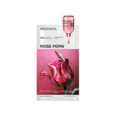 Mediheal Zwężająca Pory Maska w Płachcie z Ekstraktem z Róży Demasceńskiej