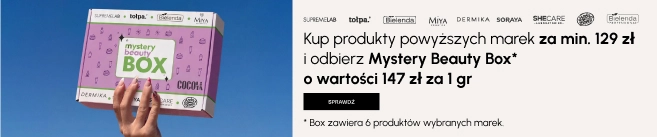 Kup produkty wybranych marek za min. 129 zł i odbierz Mystery Beauty Box o wartości 147 zł za 1gr