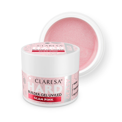 Claresa Żel Budujący Hard &amp; Easy Glam Pink 45g