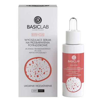 BasicLab Esteticus Wyciszające Serum na Przebarwienia Potrądzikowe 30ml