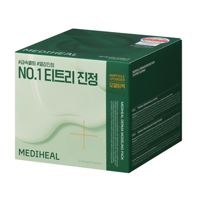 Mediheal Teatree Calming Oczyszczająca Maska Algowa do Twarzy + Serum