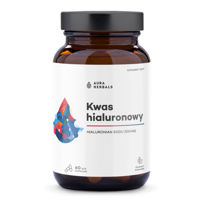 Aura Herbals Kwas Hialuronowy Suplement Diety 60 Kapsułek