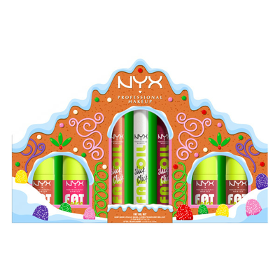 NYX Professional Makeup Holiday Fat Gingerbread House Kit Zestaw do Makijażu Ust