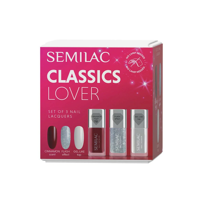 Semilac Classics Lover Zestaw Klasycznych Lakierów do Paznokci