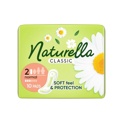 Naturella Classic Normal Soft Feel &amp; Protection Podpaski Higieniczne 10 Sztuk