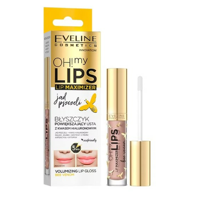 Eveline Oh! My Lips Błyszczyk Powiększający Usta Jad Pszczeli