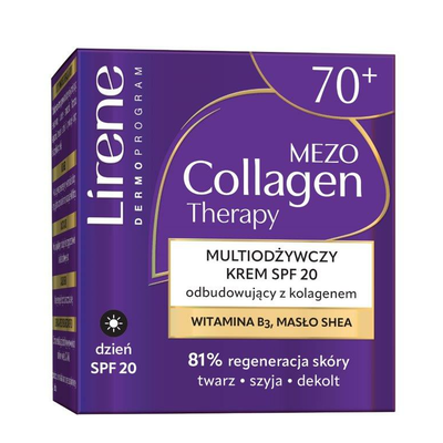 Lirene Multiodżywczy Krem z Filtrem SPF20 70+ 50ml