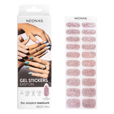 Neonail Gel Stickers Lakier Hybrydowy w Naklejce M07