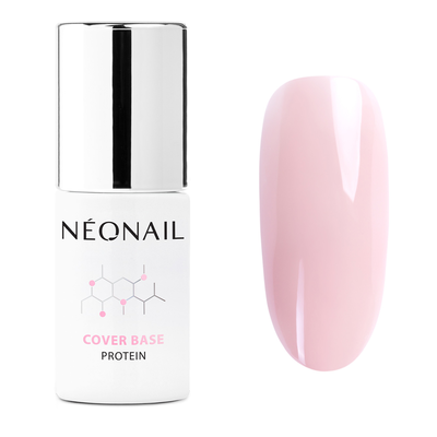 Neonail Baza Hybrydowa Cover Base Protein Nude Rose