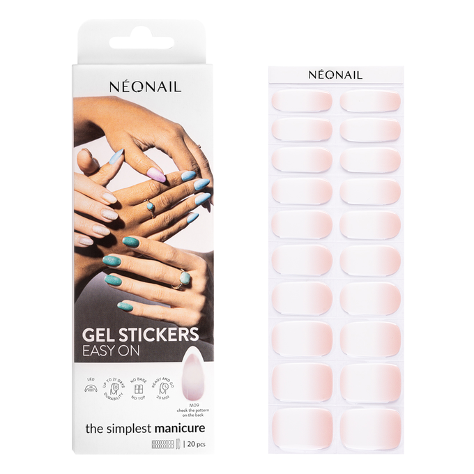 Neonail Gel Stickers Lakier Hybrydowy w Naklejce M09