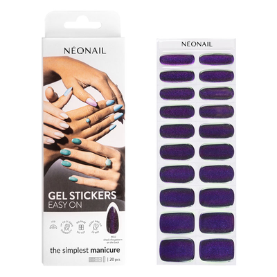 Neonail Gel Stickers Lakier Hybrydowy w Naklejce M02