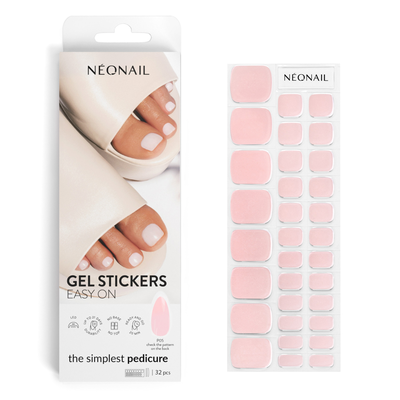 Neonail Gel Stickers Lakier Hybrydowy w Naklejce do Stóp P05