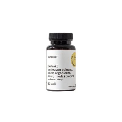 Sundose For Hair Growth Suplement Diety 60 Kapsułek