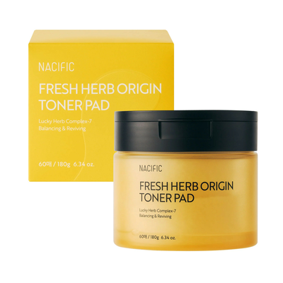 Nacific Fresh Herb Origin Toner Pad Płatki Tonizujące 60 Sztuk