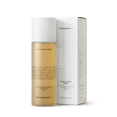 Transparent A5 Balancing Toner Rozjaśniająco-Antyoksydacyjny Tonik do Twarzy 130ml