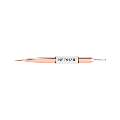 Neonail Dwustronny Pędzelek do Zdobień