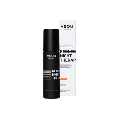 Veoli Botanica Redness Night Therapy Kojąco-Rozświetlająca Maska Nocna na Naczynka 50ml