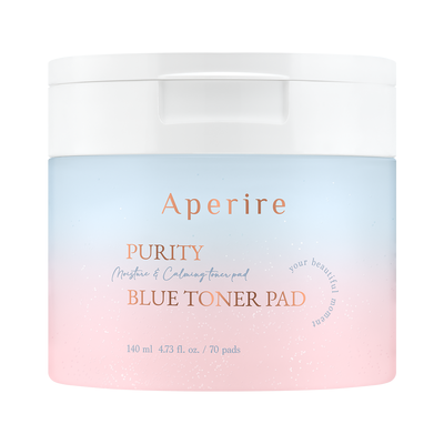 Aperire Purity Blue Toner Pad Nawilżająco-Kojące Płatki do Twarzy 70 Sztuk