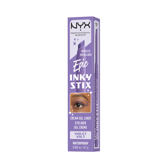 NYX Professional Makeup Epic Inky Stix Wodoodporny Kremowo-Żelowy Eyeliner 10 Violet Volt