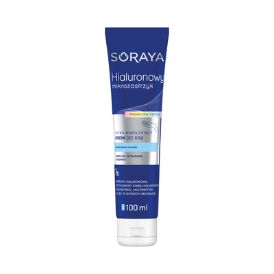 Soraya Hialuronowy Mikrozastrzyk Ultra Nawilżający Krem do Rąk 100ml