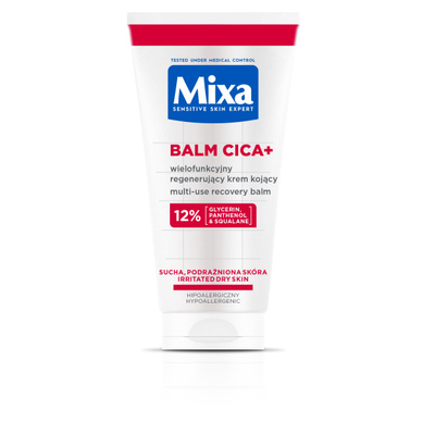 Mixa Balm Cica+ Wielofunkcyjny Regenerujący Krem Kojący dla Skóry Suchej i Podrażnionej 50ml