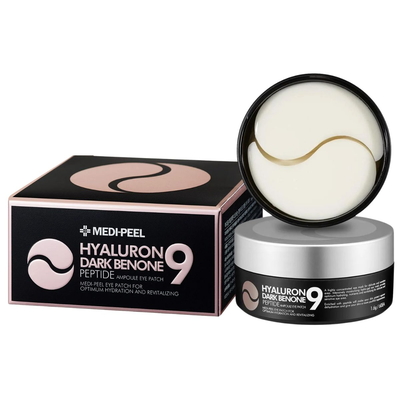 Medi-Peel Hyaluron Dark Benone Peptide 9 Hydrożelowe Płatki pod Oczy z Peptydami 60 Sztuk