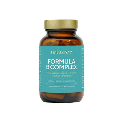Natu.Care Suplement Diety Formuła B-Complex 60 Kapsułek