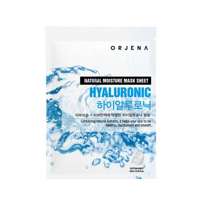 ORJENA Hyaluronic Nawilżająca Maska w Płachcie z Kwasem Hialuronowym