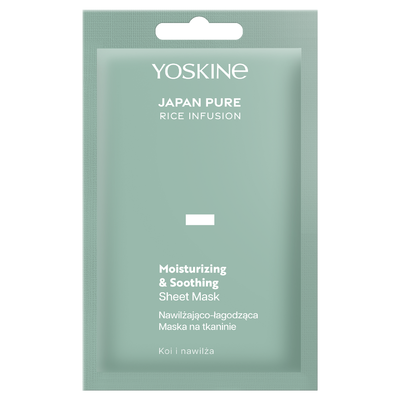 YOSKINE Japan Pure Nawilżająco-Łagodząca Maska na Tkaninie 20ml