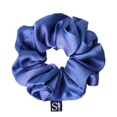 Sister Young Lilu Szyfonowa Gumka do Włosów Scrunchie Blue