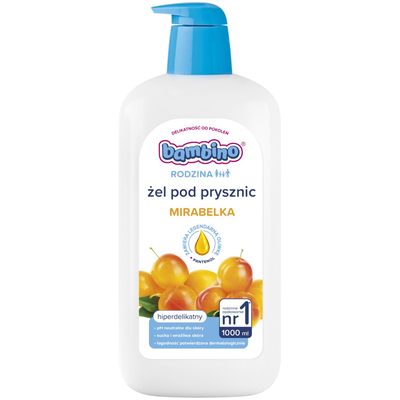 Bambino Rodzina Żel pod Prysznic o Zapachu Mirabelki 1000ml