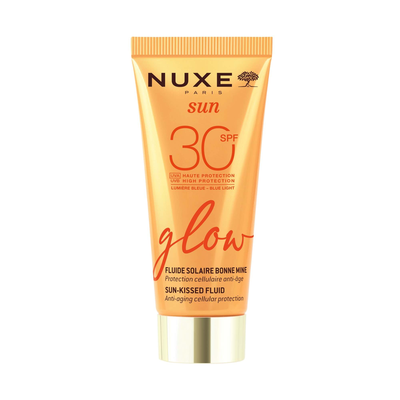 NUXE Sun Fluid Glow z Efektem Skóry Muśniętej Słońcem i Filtrem SPF30 40ml