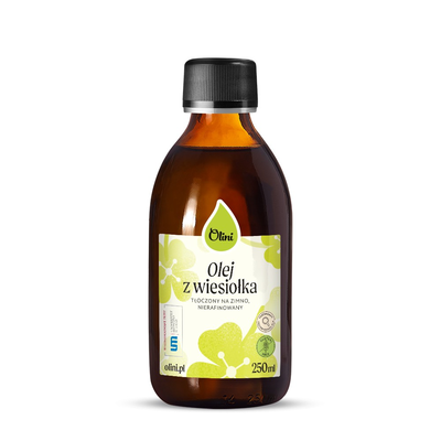 Olini Olej z Wiesiołka Tłoczony na Zimno Nierafinowany 250ml