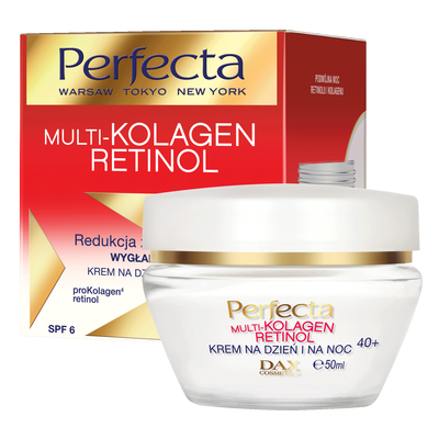 Perfecta Multi-Kolagen Retinol Krem do Twarzy na Dzień i na Noc 40+ 50ml