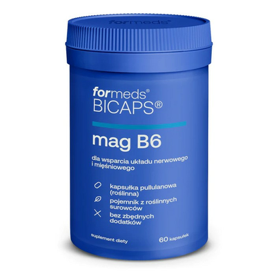 Formeds Bicaps Mag B6 Suplement Diety 60 Kapsułek