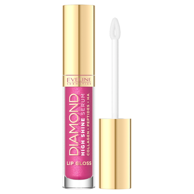 Eveline Diamond High Shine Serum-Błyszczyk do Ust 19 Fuchsia