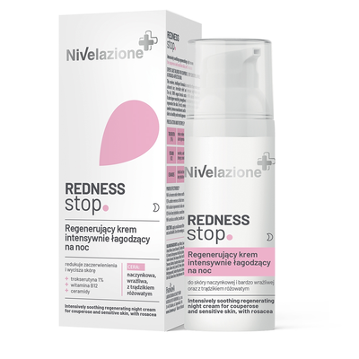 Farmona Nivelazione Redness Stop Regenerujący Krem Intensywnie Łagodzący na Noc 50ml