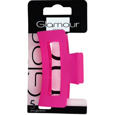 Glamour Klamra do Włosów Różowy Neon