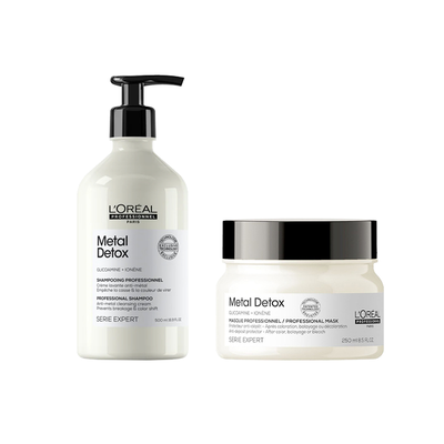 [Zestaw] Loreal Professionnel Metal Detox Szampon do Włosów 500ml + Loreal Professionnel Metal Detox Maska do Włosów 250ml