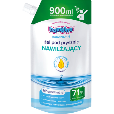 Bambino Rodzina Nawilżający Żel pod Prysznic 900ml