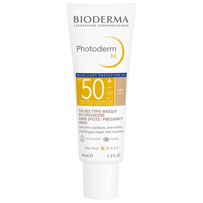 Bioderma Photoderm M Krem do Skóry z Tendencją do Przebarwień i Filtrem SPF50+ Odcień Jasny 40ml