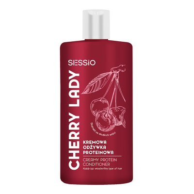 Sessio Cherry Lady Kremowa Odżywka Proteinowa do Włosów 300ml